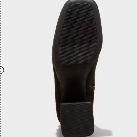 Women's Black Block Heel Boots - Picture 3 of 6